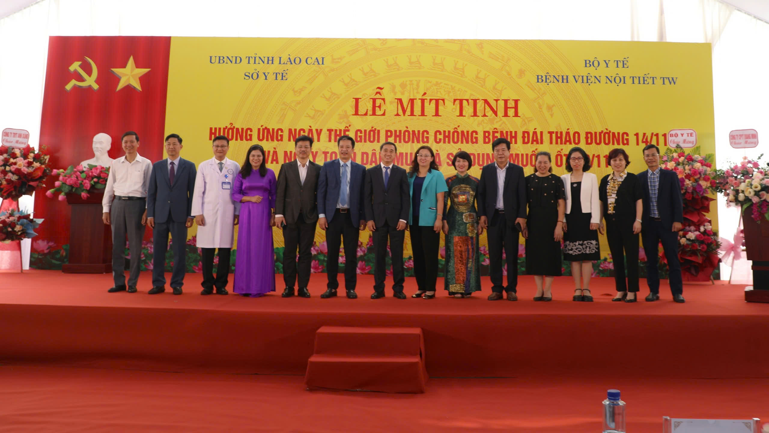 Lễ mít tinh hưởng ứng Ngày Thế giới phòng, chống đái tháo đường và ngày toàn dân mua và sử dụng muối i-ốt