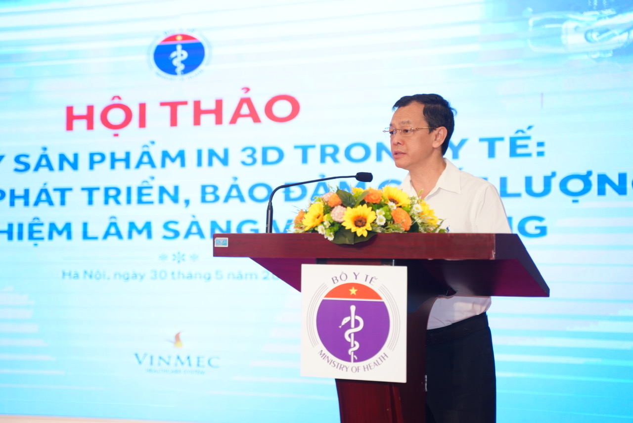 Nghiên cứu phát triển, bảo đảm chất lượng, thử nghiệm lâm sàng và ứng dụng sản phẩm in 3D trong y tế