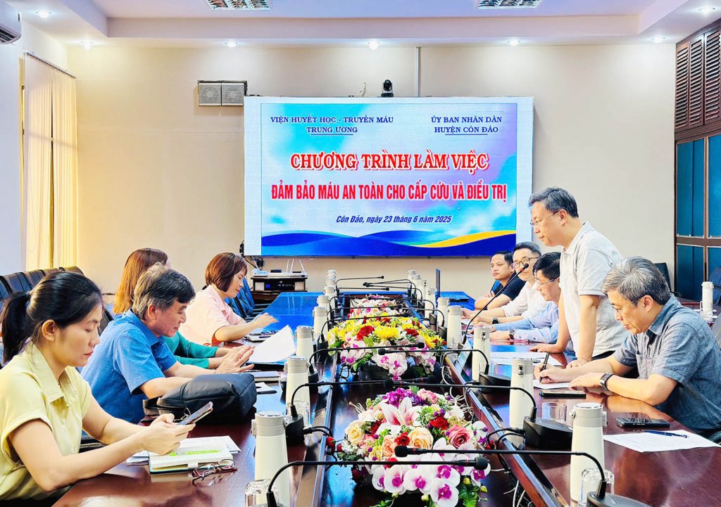 Tăng cường đảm bảo máu an toàn cho cấp cứu và điều trị tại Côn Đảo