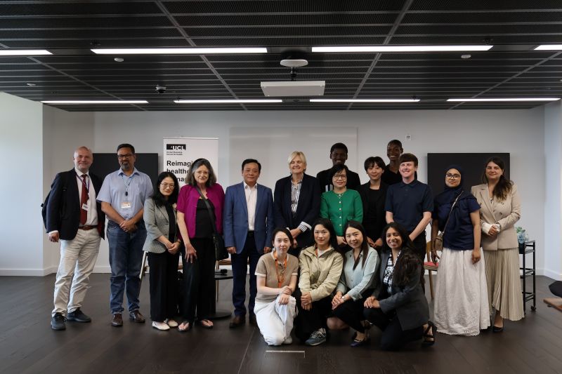 Thúc đẩy hợp tác nghiên cứu trong lĩnh vực chinh sách y tế với Trường Đại học University College London (UCL)