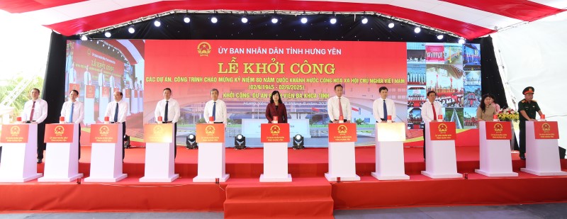 Bộ trưởng Bộ Y tế Đào Hồng Lan dự lễ khởi công xây dựng Bệnh viện Đa khoa tỉnh Hưng Yên