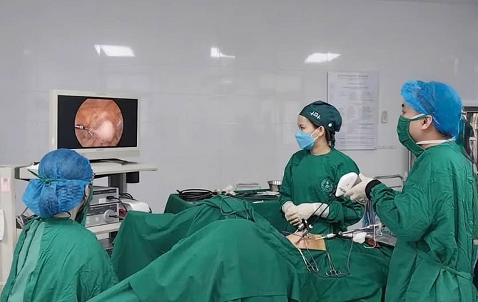 Bệnh viện đa khoa Mỹ Đức lần đầu tiên thực hiện thành công kỹ thuật Phẫu thuật cắt tử cung hoàn toàn