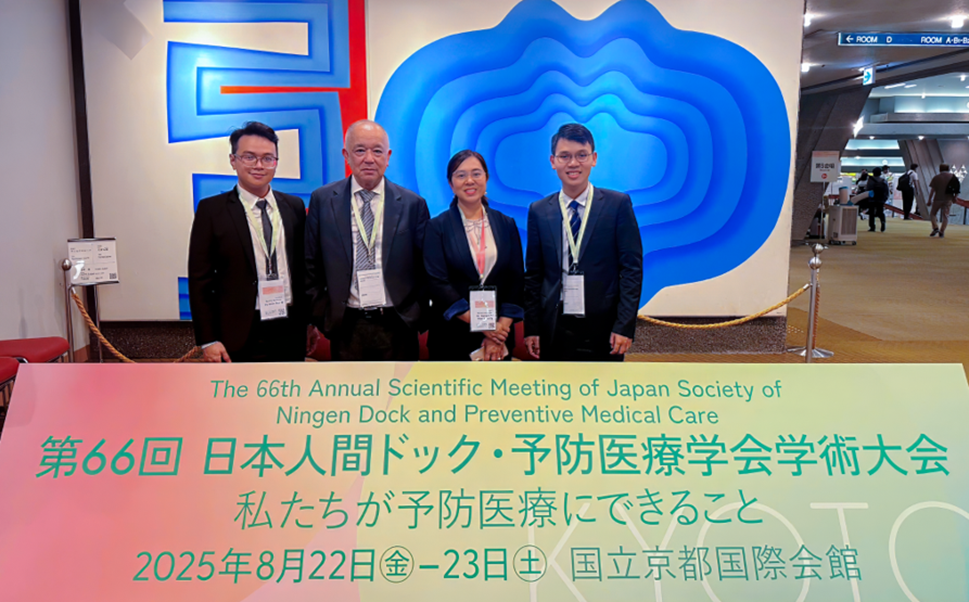 Bernard Healthcare lần thứ 2 mang kết quả nghiên cứu đến diễn đàn Ningen Dock Nhật Bản