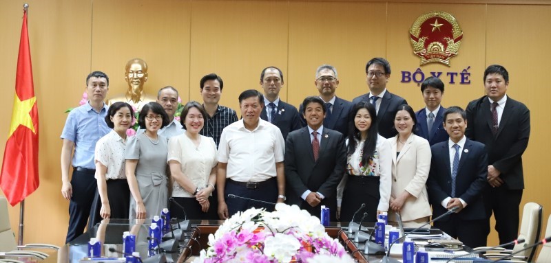 Thứ trưởng Bộ Y tế Đỗ Xuân Tuyên tiếp và làm việc với Hiệp hội Doanh nghiệp Nhật Bản tại thành phố Hồ Chí Minh