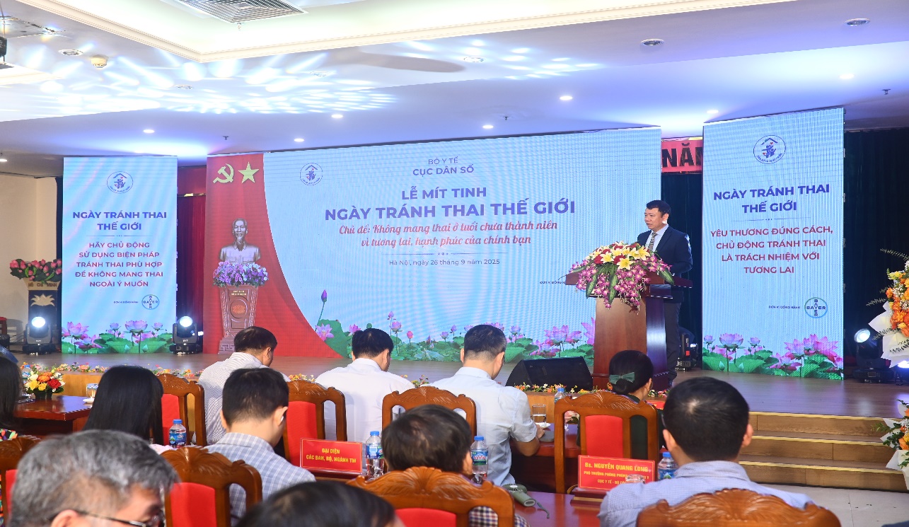 Lễ mít tinh hưởng ứng Ngày tránh thai Thế giới năm 2025