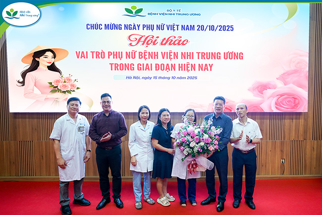 “Hội thảo vai trò phụ nữ Bệnh viện Nhi Trung ương trong giai đoạn hiện nay” – Món quà tinh thần ý nghĩa nhân dịp 20/10