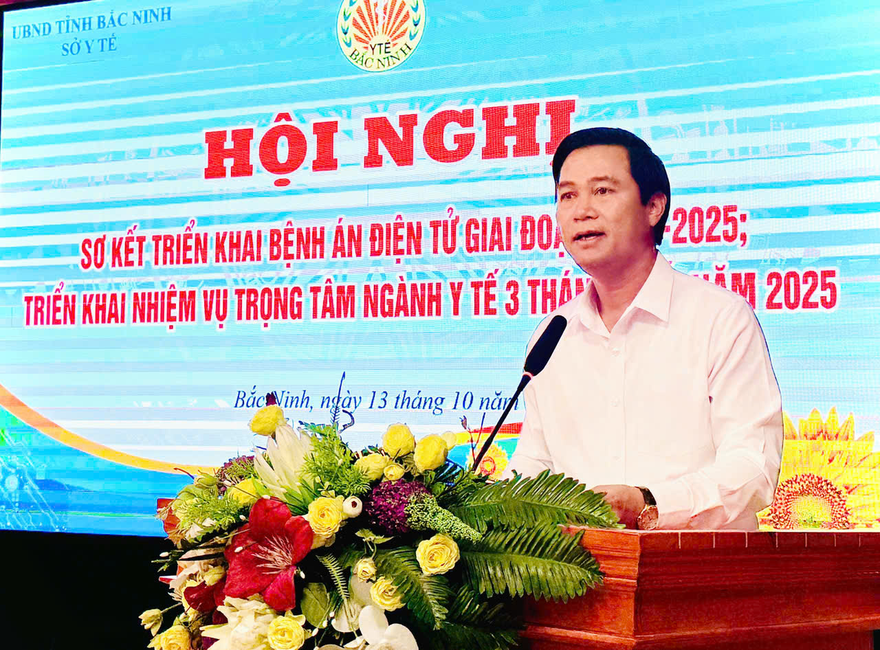 Bắc Ninh: Sơ kết việc thực hiện bệnh án điện tử, triển khai nhiệm vụ trọng tâm ngành Y tế 3 tháng cuối năm