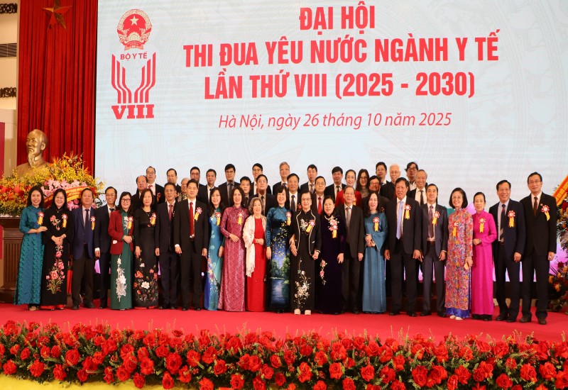 Bộ Y tế tổ chức thành công Đại hội thi đua yêu nước ngành Y tế lần thứ VIII, giai đoạn 2025-2030: “Đoàn kết – Sáng tạo – Ngành Y tế tự tin bước vào kỷ nguyên vươn mình của dân tộc”