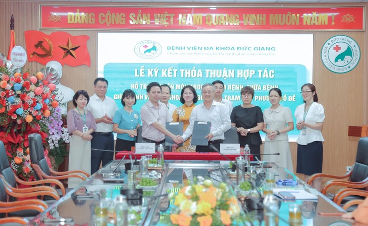 BVĐK Đức Giang: Hợp tác cùng phát triển, nâng cao chất lượng y tế cơ sở hướng tới sự hài lòng của người dân