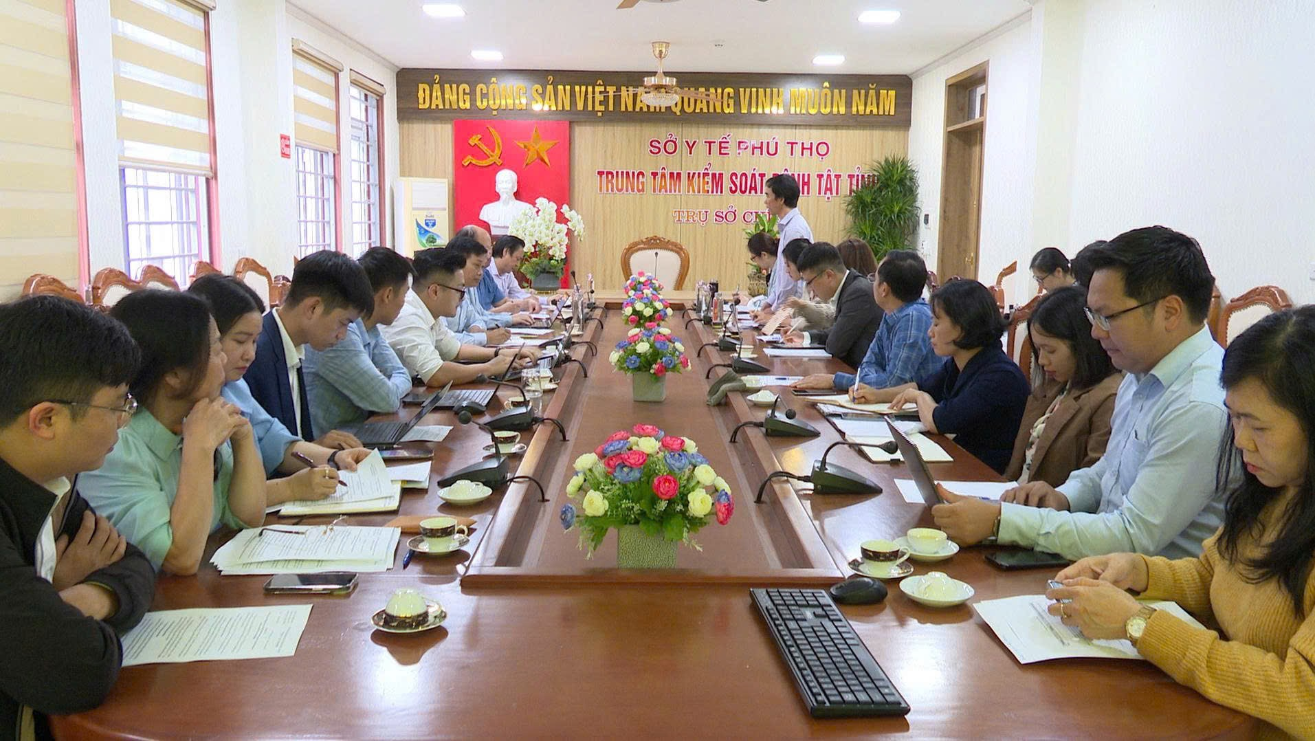 Cục Phòng bệnh và Tổ chức Clinton Health Access Initiative (CHAI) khảo sát hoạt động giám sát phát hiện sớm và quản lý bệnh không lây nhiễm phổ biến tại cộng đồng tại tỉnh Phú Thọ