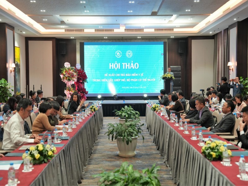 Thứ trưởng Bộ Y tế Trần Văn Thuấn dự Hội thảo “Đề xuất chi trả bảo hiểm y tế trong hiến, lấy, ghép mô, bộ phận cơ thể người”