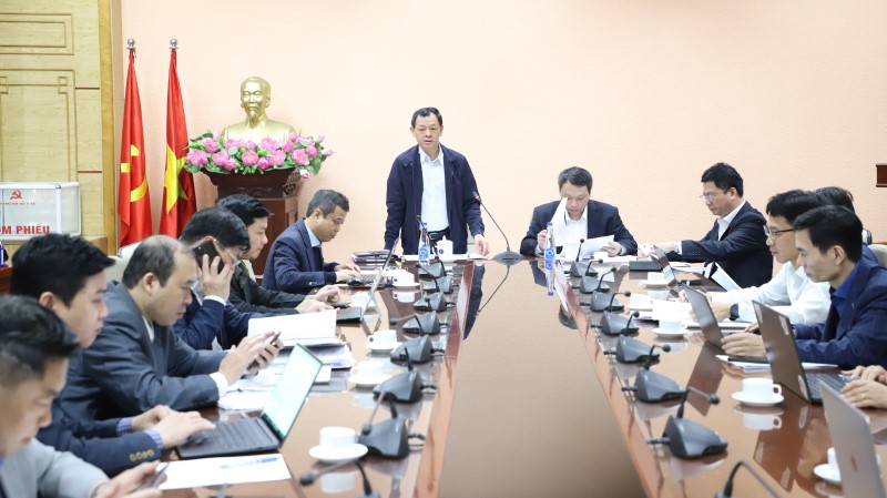 Thứ trưởng Bộ Y tế Nguyễn Tri Thức chủ trì làm việc với Tổ Công tác liên ngành Ban Chỉ đạo Trung ương về phát triển khoa học công nghệ, đổi mới sáng tạo và chuyển đổi số