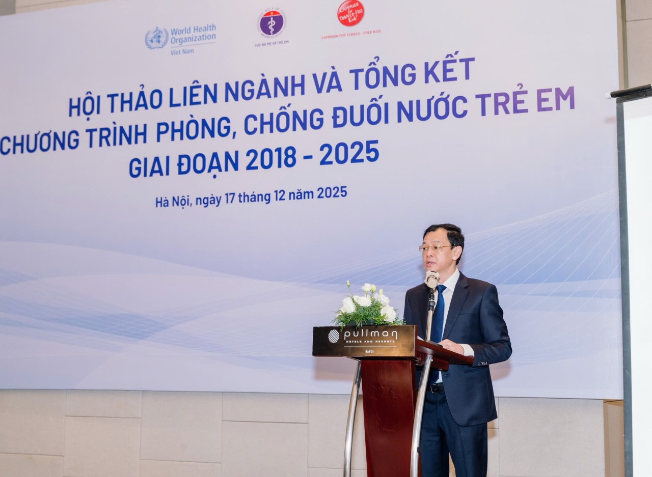 Thứ trưởng Bộ Y tế Nguyễn Tri Thức: Bối cảnh khí hậu có nhiều thay đổi bất thường thì công tác phòng, chống đuối nước ngày càng cấp thiết