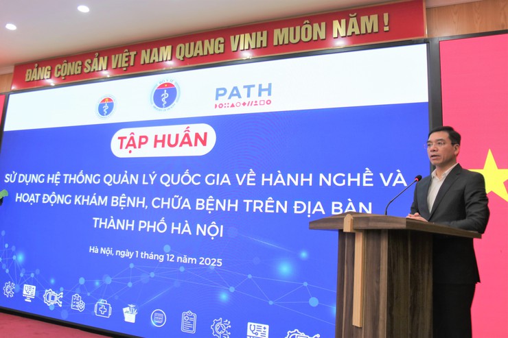 Tập huấn triển khai Hệ thống Quản lý Quốc gia về hành nghề và hoạt động khám bệnh, chữa bệnh