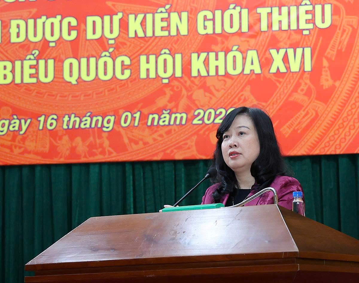 100% cử tri Bộ Y tế nhất trí giới thiệu Bộ trưởng Đào Hồng Lan ứng cử Đại biểu Quốc hội khoá XVI