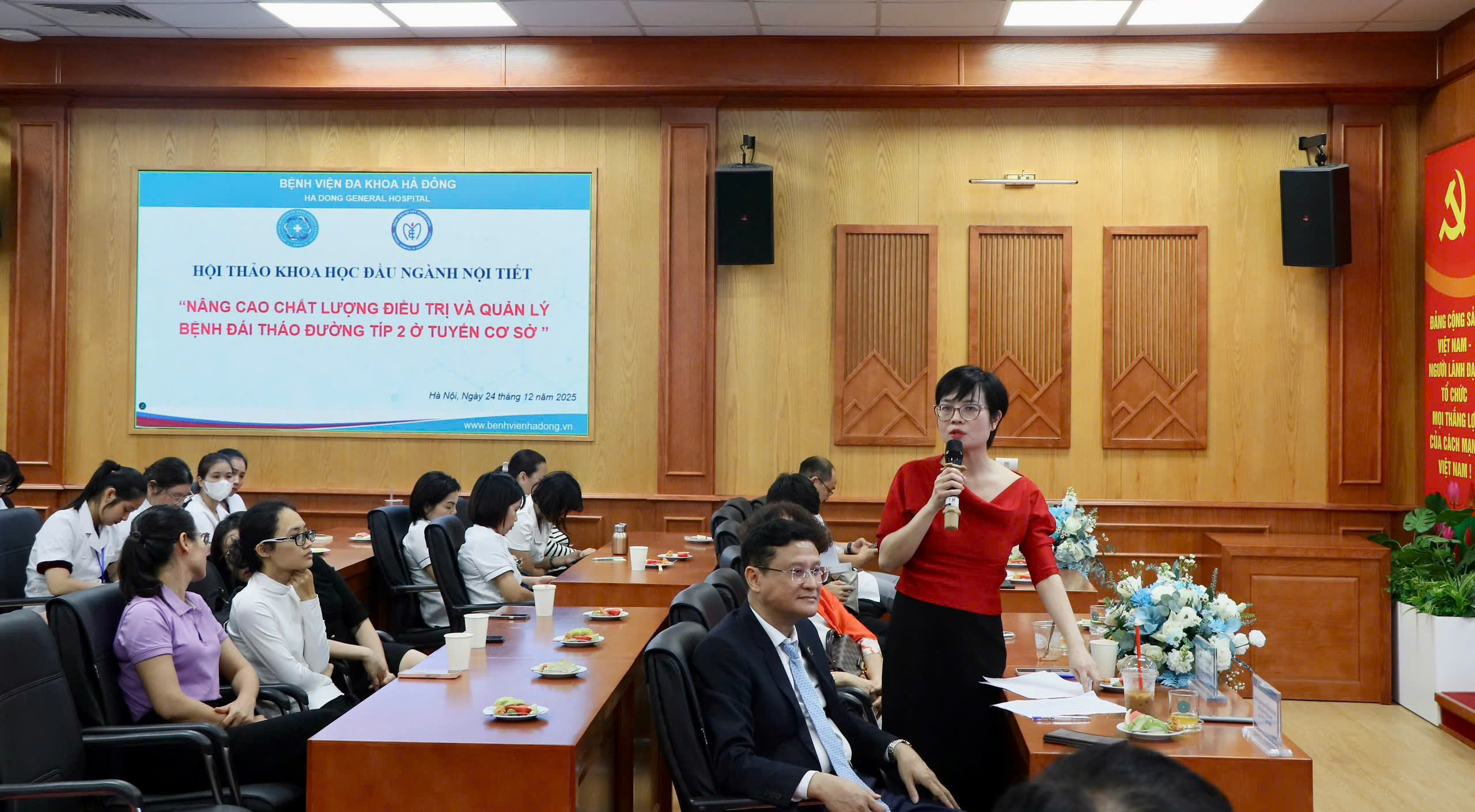 BVĐK Hà Đông tổ chức hội thảo đầu ngành Nội tiết: Lan tỏa giá trị chuyên môn vì người bệnh đái tháo đường tuyến cơ sở