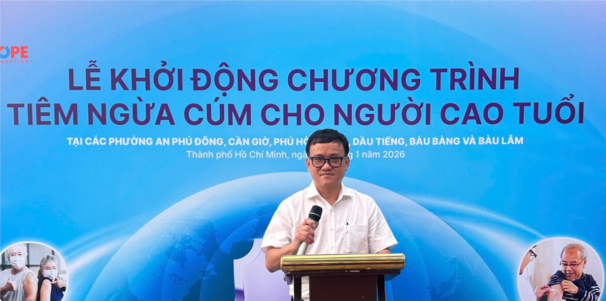 TPHCM: Khởi động chương trình tiêm ngừa cúm cho người cao tuổi