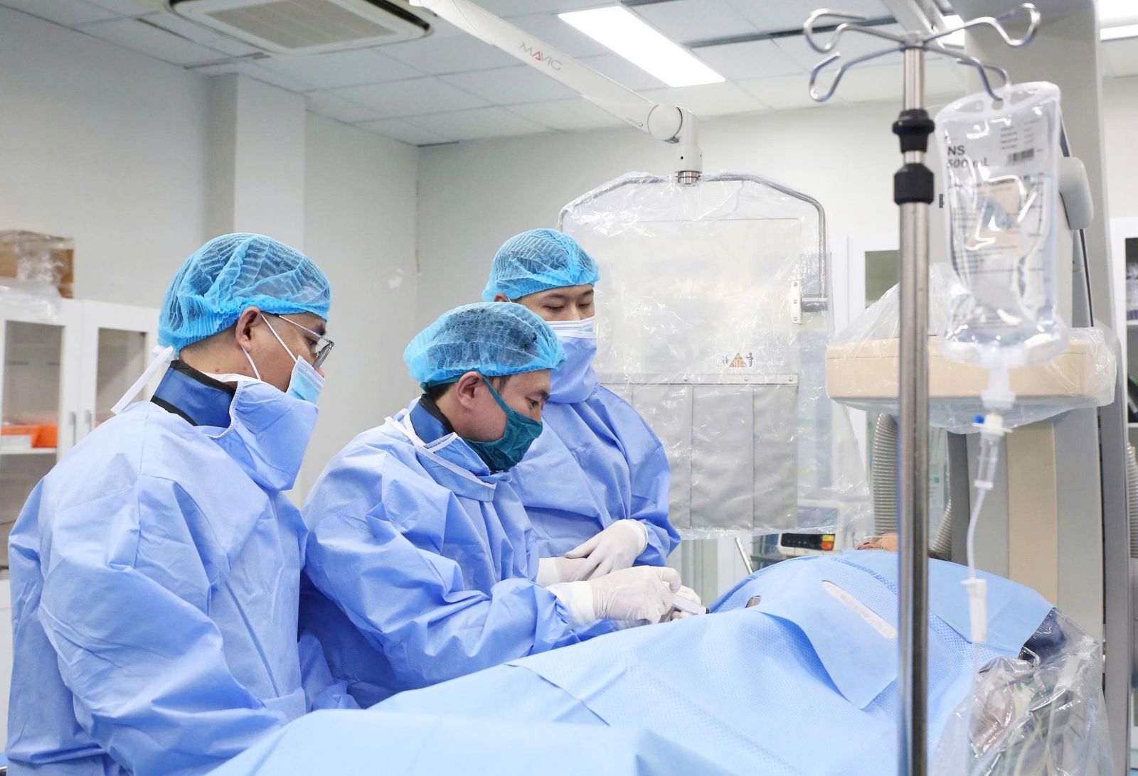 Bệnh viện Đa khoa tỉnh ứng dụng phương pháp can thiệp mạch tạng trong điều trị ung thư Gan