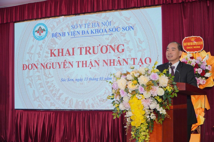 Bệnh viện Đa khoa Sóc Sơn khai trương Đơn nguyên thận nhân tạo