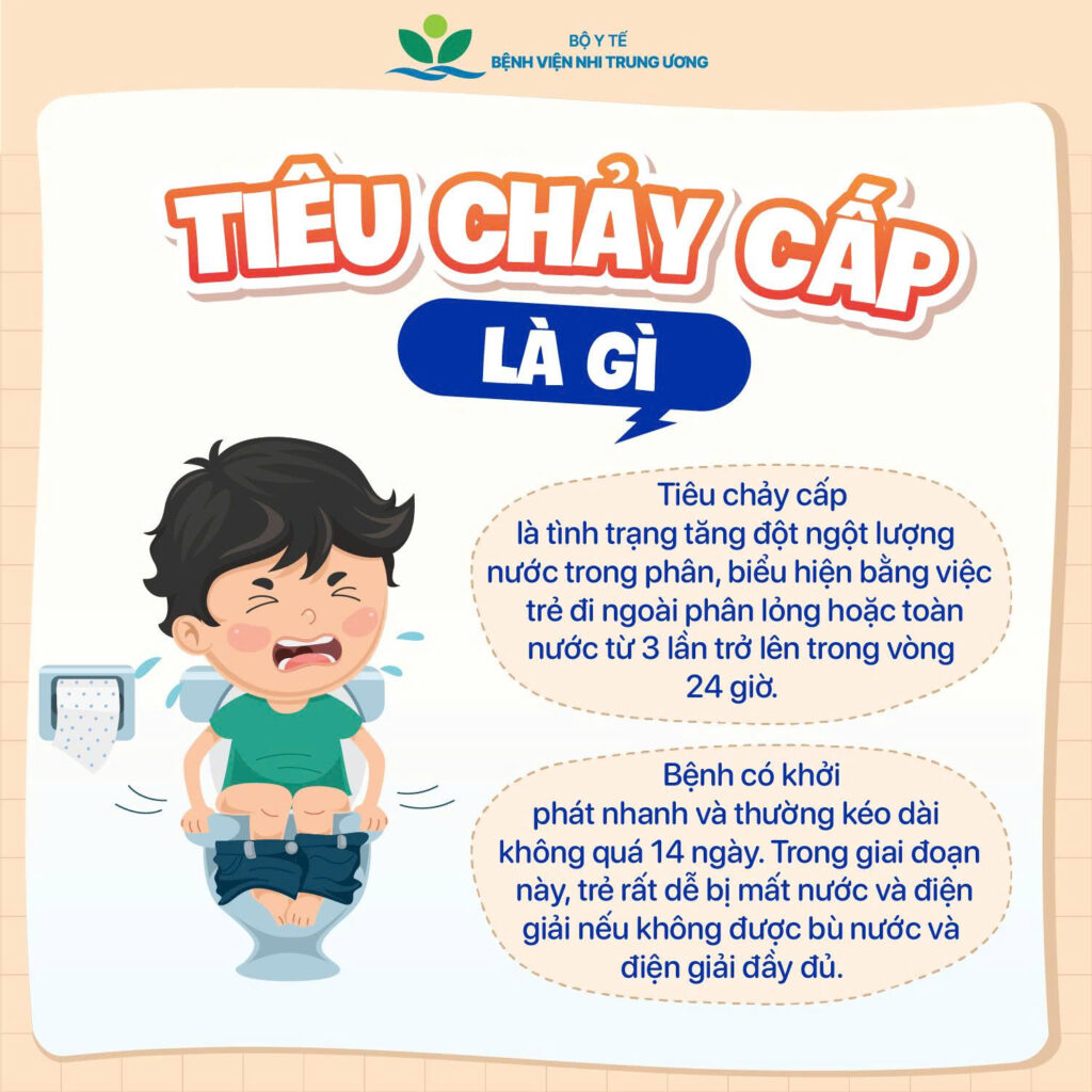 Cảnh giác tiêu chảy cấp ở trẻ em: Phụ huynh không nên chủ quan