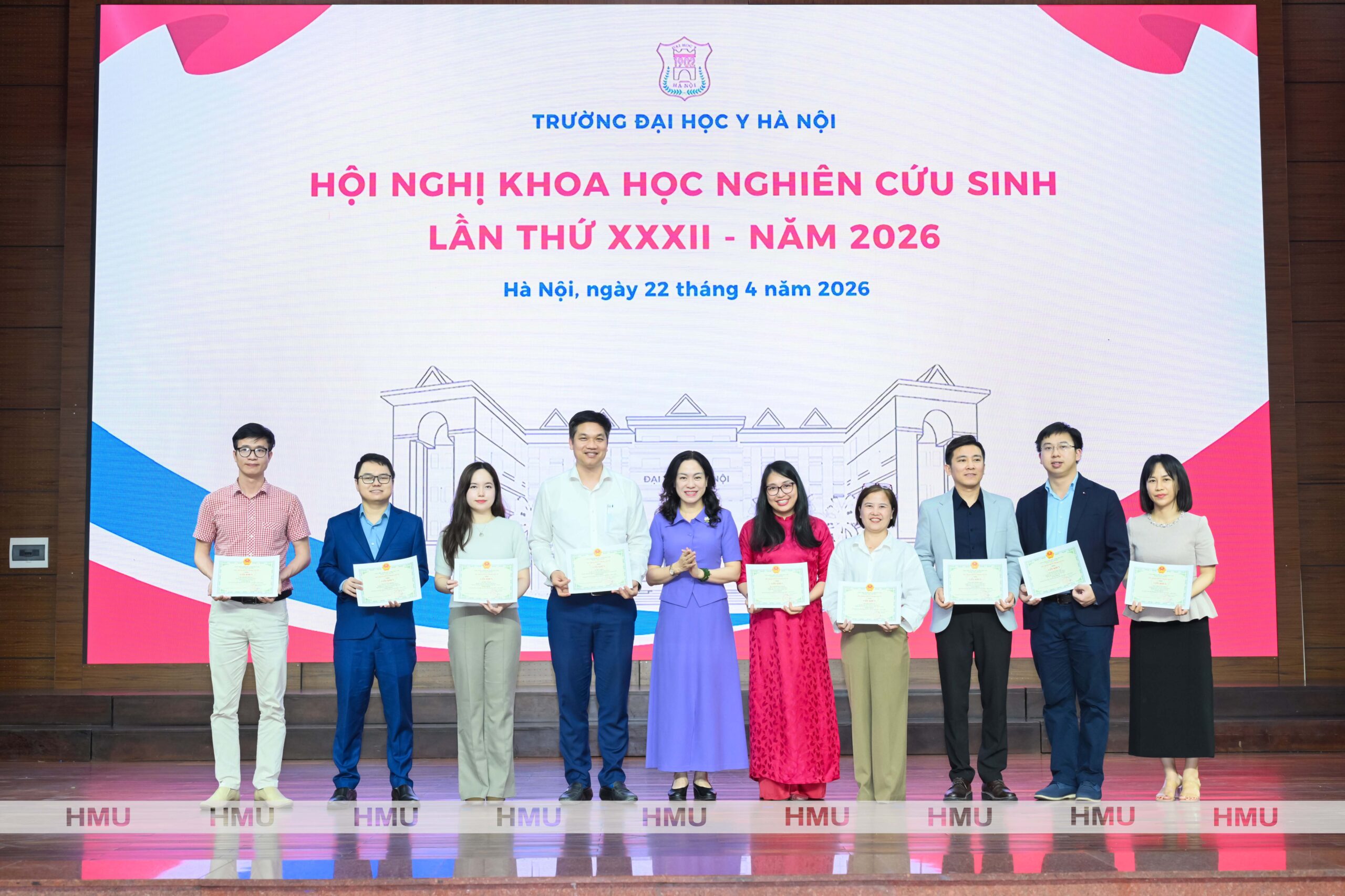Hội nghị Khoa học Nghiên cứu sinh lần thứ XXXII năm 2026: Khẳng định chiều sâu đào tạo và năng lực nghiên cứu tại Trường Đại học Y Hà Nội