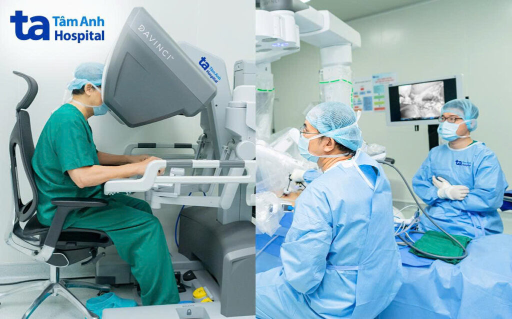 Robot cắt bỏ khối ung thư trực tràng cho cụ ông