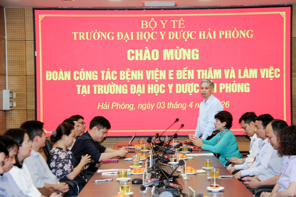 Trường Đại học Y Dược Hải Phòng thúc đẩy hợp tác Đào tạo sau đại học cùng Bệnh viện E