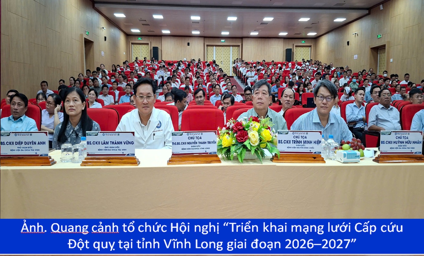 Ngành Y tế Vĩnh Long đẩy mạnh hiệu quả đồng bộ mạng lưới cấp cứu đột quỵ