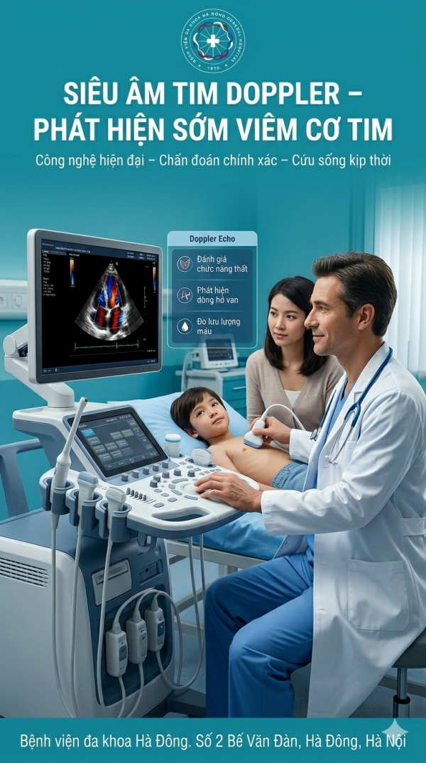 Siêu âm tim Doppler – “chìa khóa vàng” trong chẩn đoán sớm