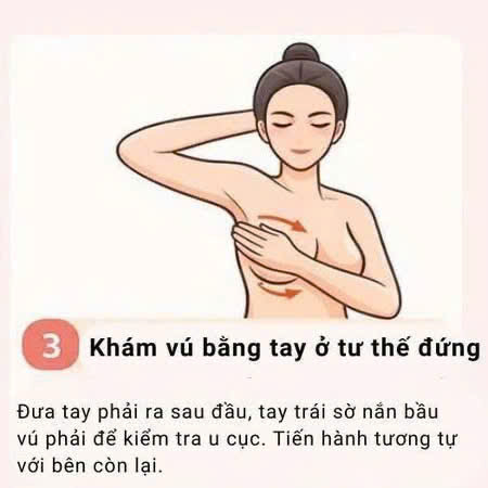 PGS.TS.BS Phạm Cẩm Phương hướng dẫn chi tiết cách tự khám vú tại nhà