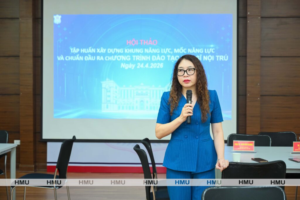 Hội thảo tập huấn: Phát triển chương trình đào tạo bác sĩ Nội trú dựa trên năng lực thực hành nghề nghiệp